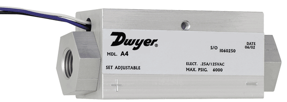 Dwyer Pressure Switch, Series A4